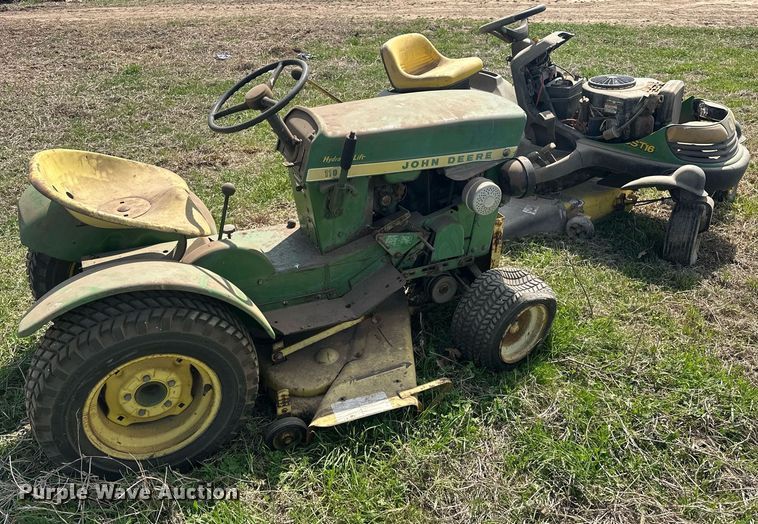image for item EJ8441 (2) John Deere lawn mowers