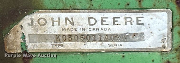 image for item EJ8520 John Deere 506 rotary mower