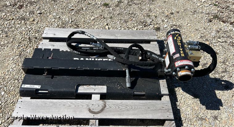 image for item EK2759 Danuser T3 skid steer post driver