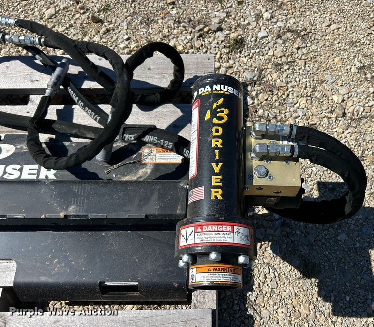 image for item EK2759 Danuser T3 skid steer post driver