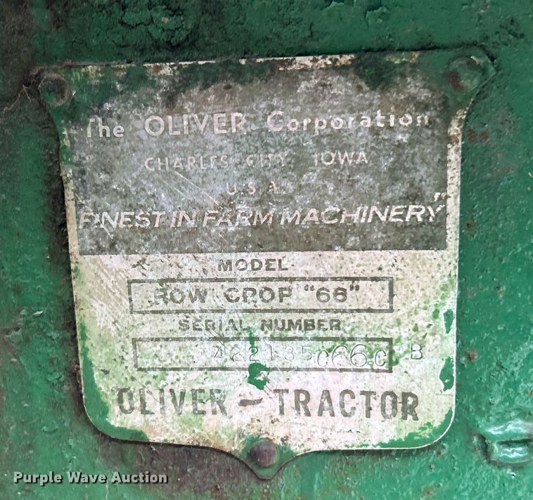 image for item EK2807 Oliver Row Crop 66 tractor