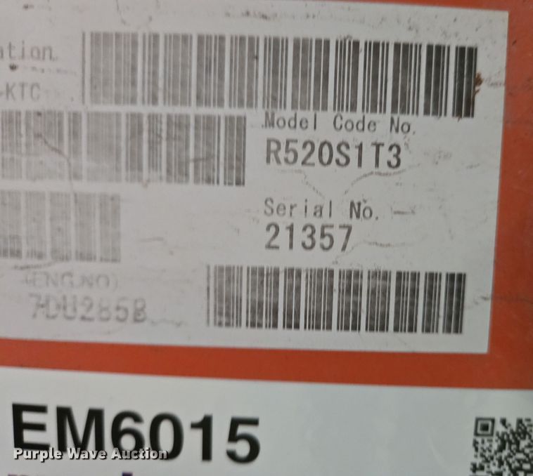 image for item EM6015 2014 Kubota R520S wheel loader