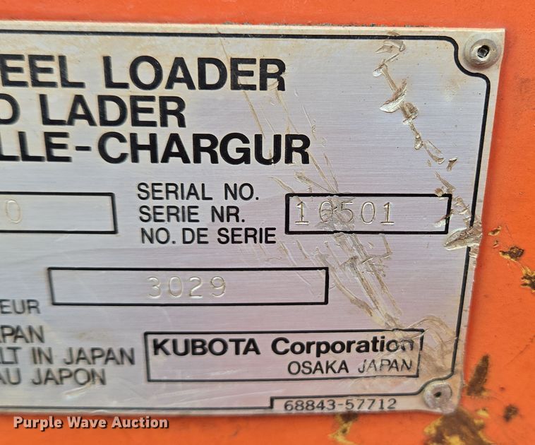 image for item EM6017 1998 Kubota R420 wheel loader