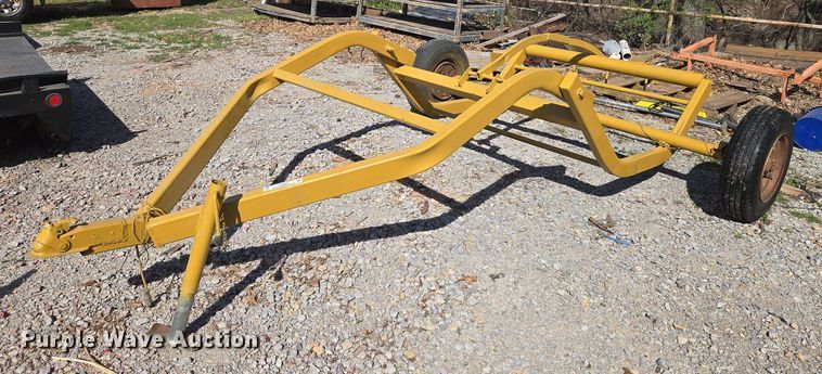 image for item EN8843 Shop built hay bale trailer