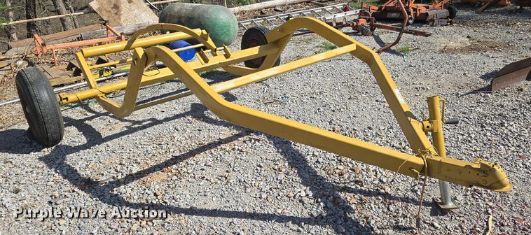 image for item EN8843 Shop built hay bale trailer