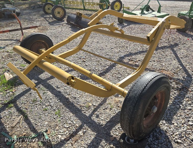 image for item EN8843 Shop built hay bale trailer