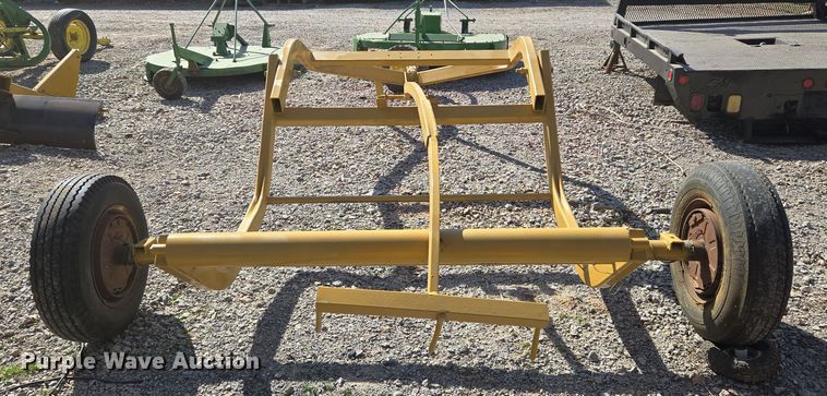 image for item EN8843 Shop built hay bale trailer