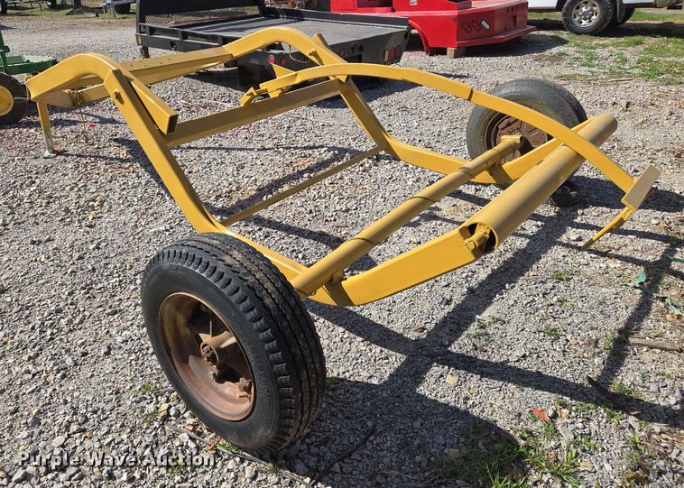 image for item EN8843 Shop built hay bale trailer