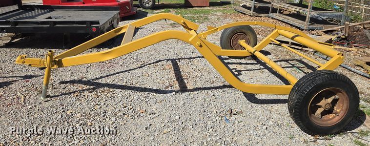 image for item EN8843 Shop built hay bale trailer