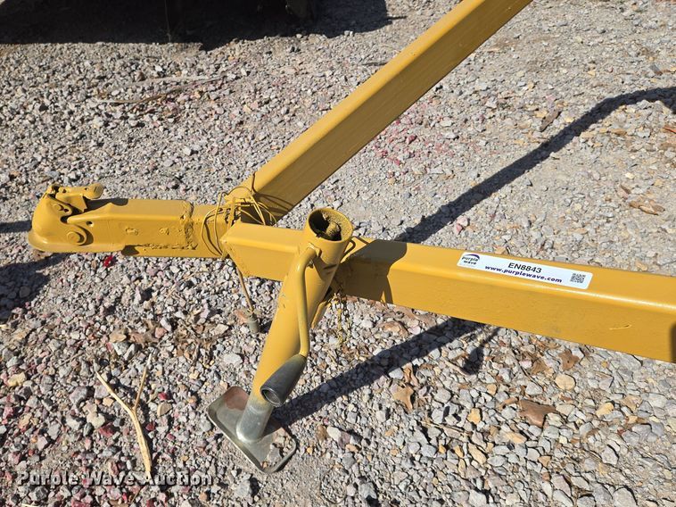 image for item EN8843 Shop built hay bale trailer