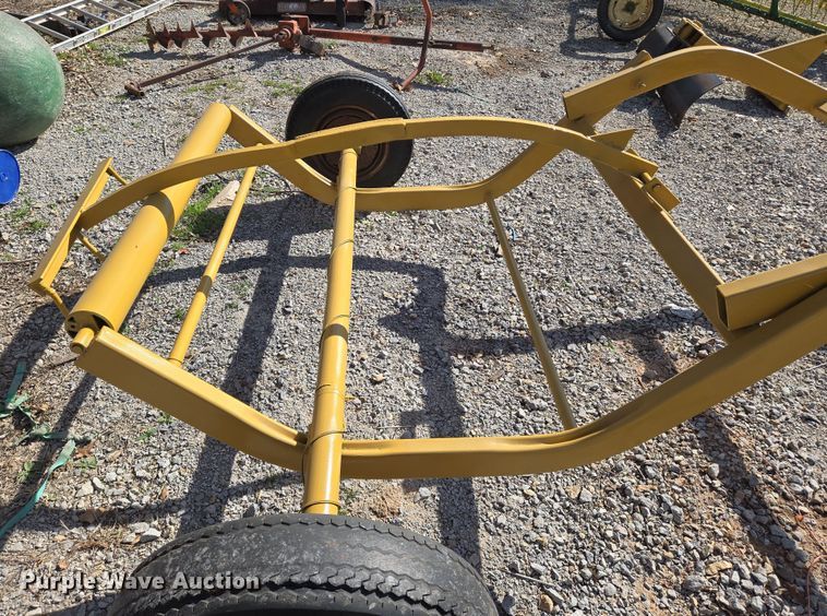 image for item EN8843 Shop built hay bale trailer