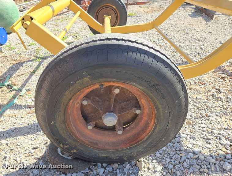 image for item EN8843 Shop built hay bale trailer