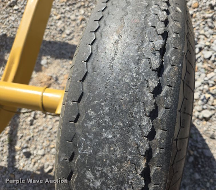 image for item EN8843 Shop built hay bale trailer