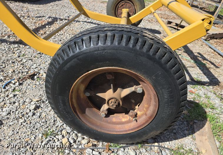 image for item EN8843 Shop built hay bale trailer