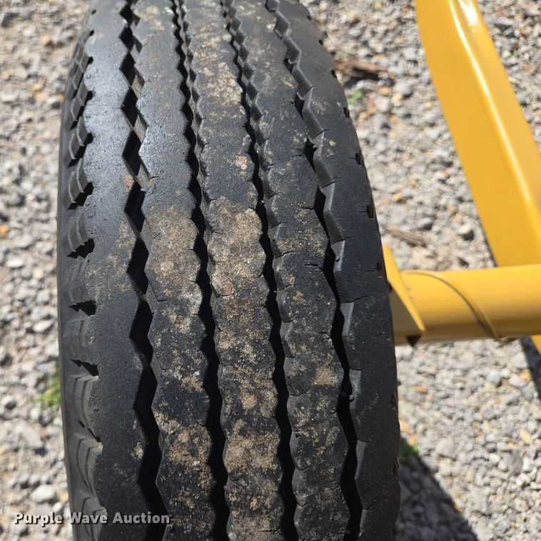 image for item EN8843 Shop built hay bale trailer