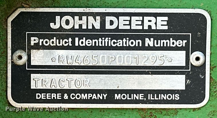 image for item EQ4526 1983 John Deere 4650 tractor