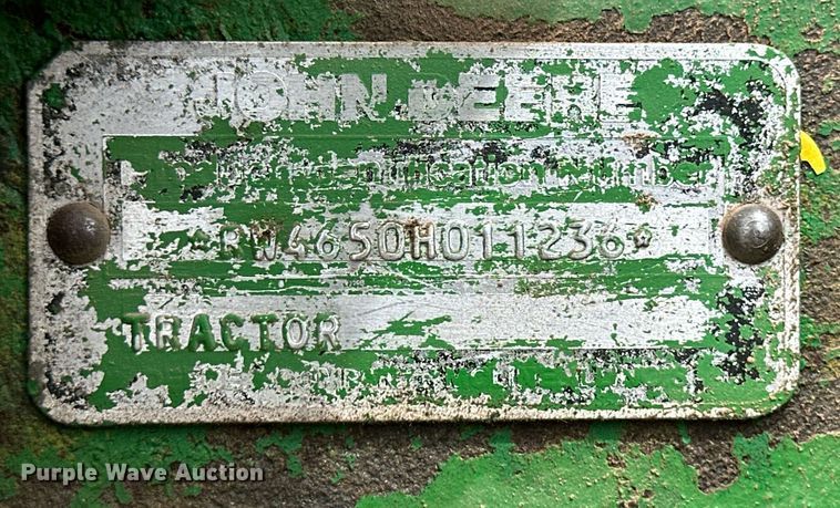 image for item EQ4533 1985 John Deere 4650 tractor