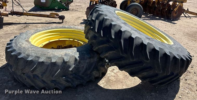 image for item EQ4560 (2) 520/85R42 tires and wheels