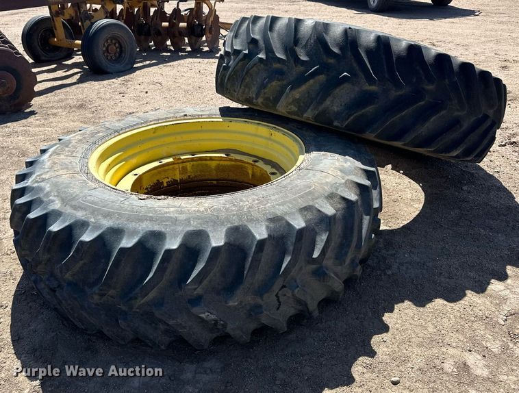 image for item EQ4560 (2) 520/85R42 tires and wheels