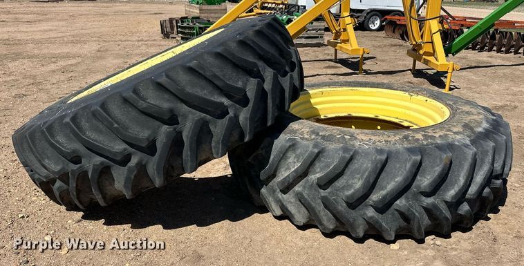 image for item EQ4560 (2) 520/85R42 tires and wheels