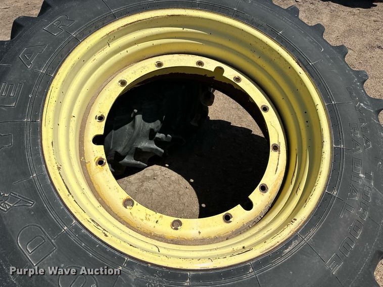 image for item EQ4560 (2) 520/85R42 tires and wheels