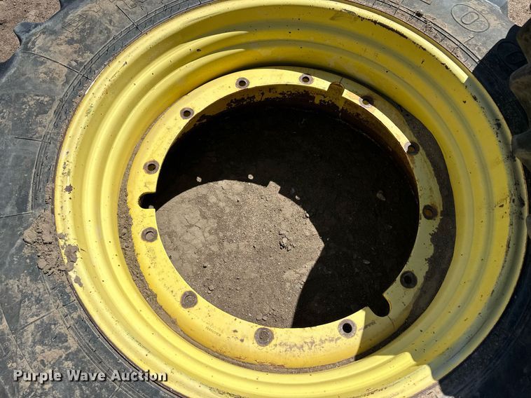 image for item EQ4560 (2) 520/85R42 tires and wheels