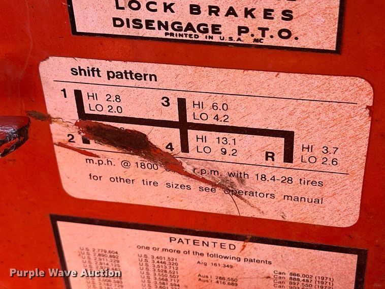 image for item EQ4568 Allis-Chalmers 175 tractor