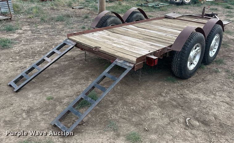 image for item EQ4627 Shop built utility trailer