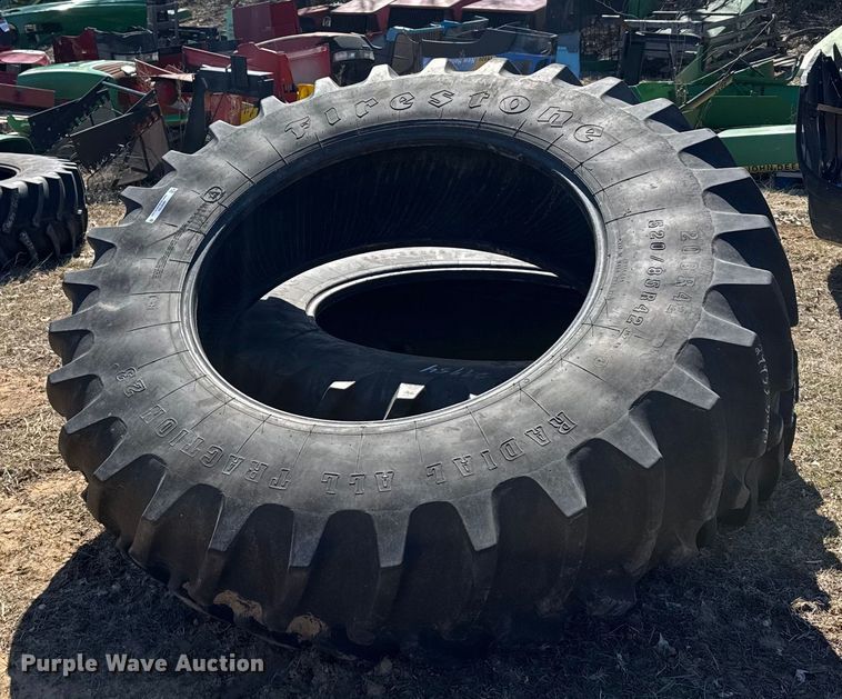 image for item NN9753 (2) Firestone 520/85R42 tires