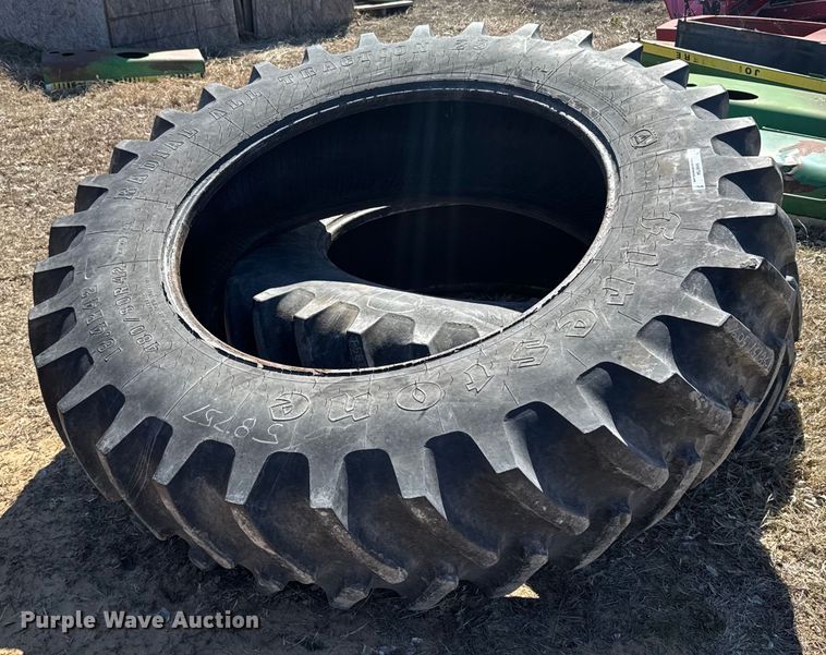 image for item NN9754 (2) Firestone 480/80R42 tires