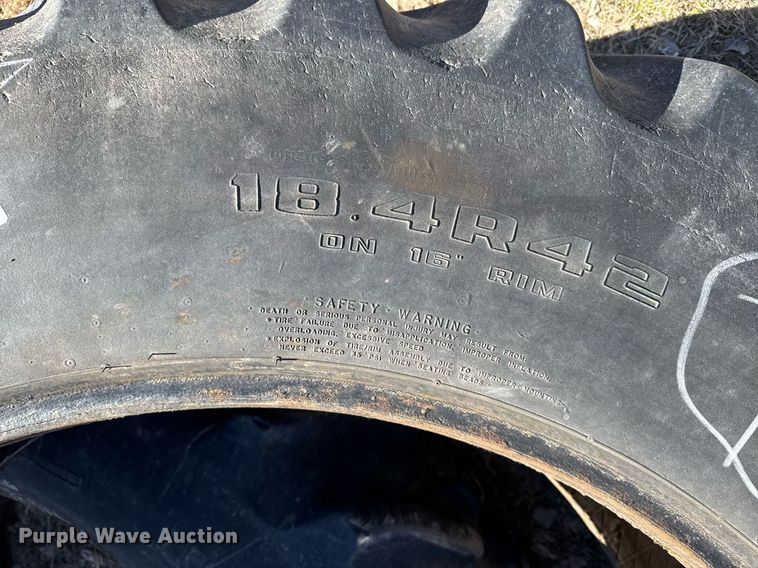 image for item NN9755 (2) Co-op Agri-Radial 18.4R42 tires