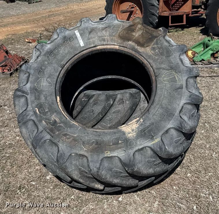 image for item NN9756 (2) 600/65R28 Topper Kleber tires