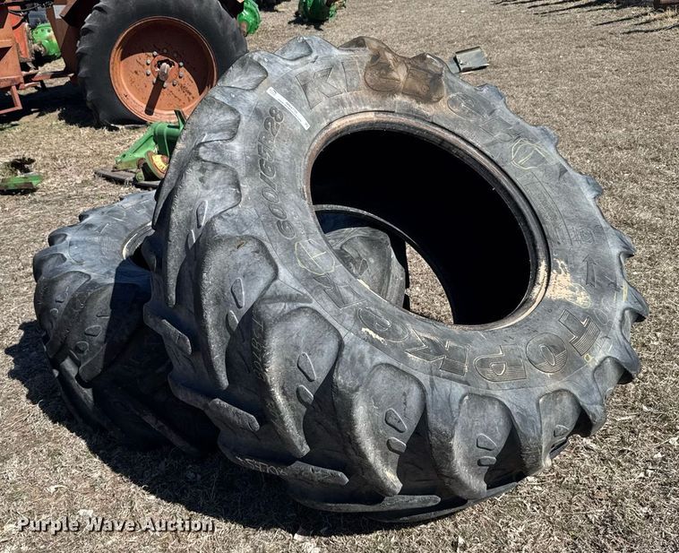 image for item NN9756 (2) 600/65R28 Topper Kleber tires