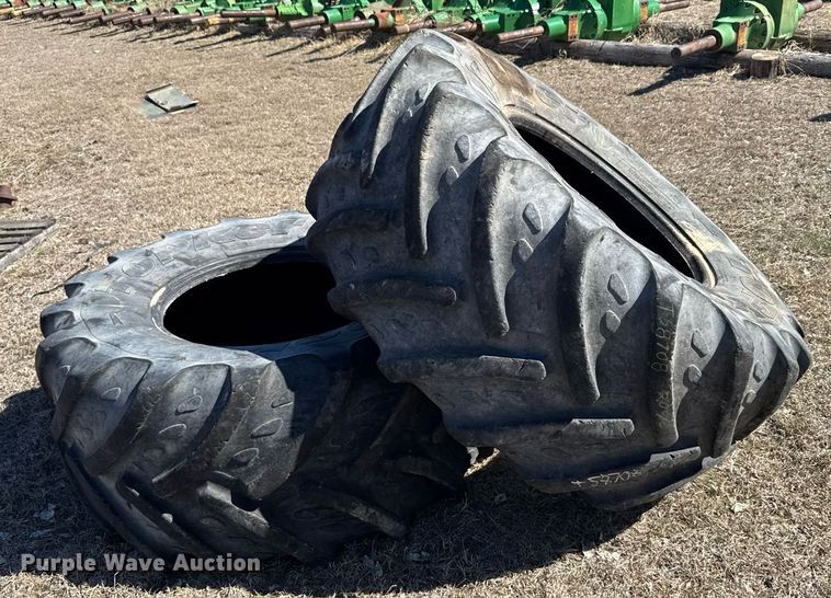 image for item NN9756 (2) 600/65R28 Topper Kleber tires