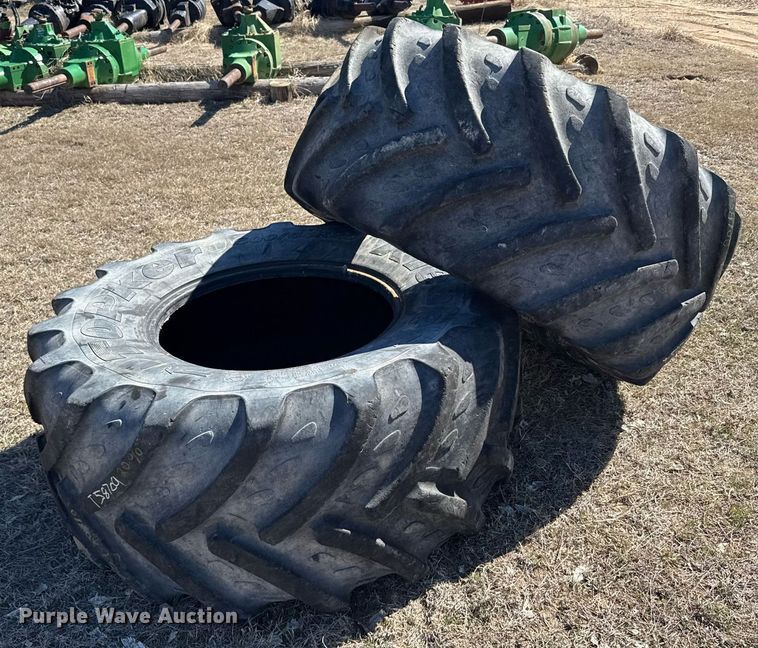 image for item NN9756 (2) 600/65R28 Topper Kleber tires