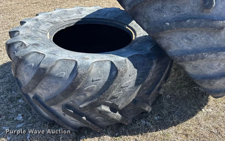 image for item NN9756 (2) 600/65R28 Topper Kleber tires