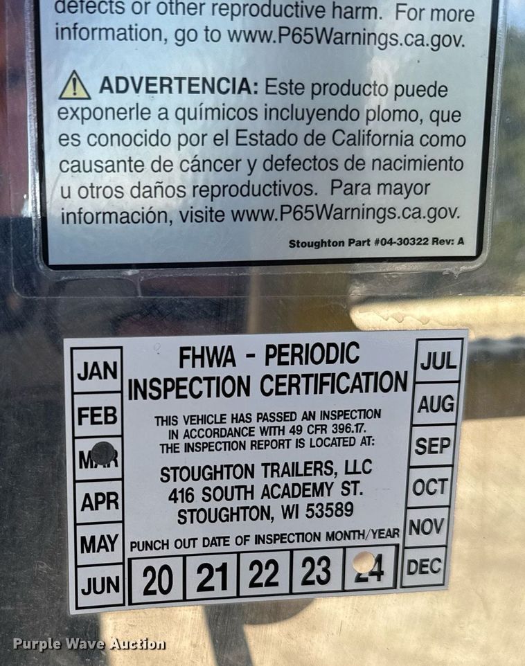 image for item NN9759 2025 Stoughton AHV-401T-AR-S grain trailer