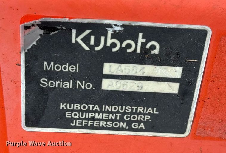 image for item OB9544 2007 Kubota B3200 HST MFWD tractor