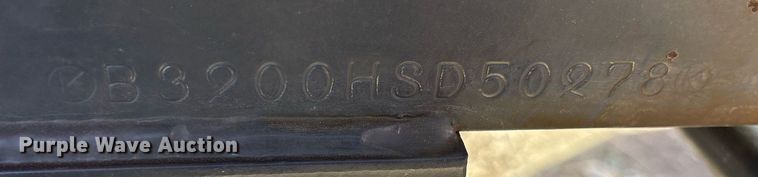 image for item OB9544 2007 Kubota B3200 HST MFWD tractor