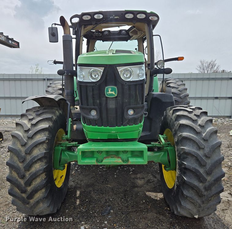 image for item YA0459 2012 John Deere 6190R MFWD tractor