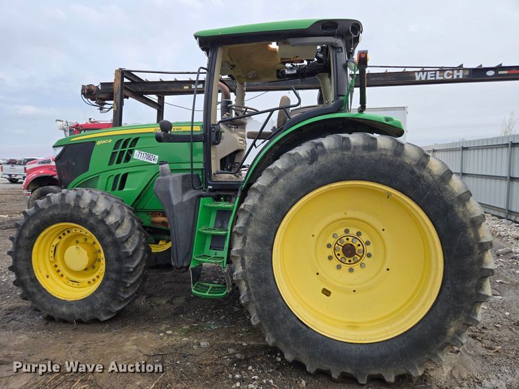 image for item YA0459 2012 John Deere 6190R MFWD tractor