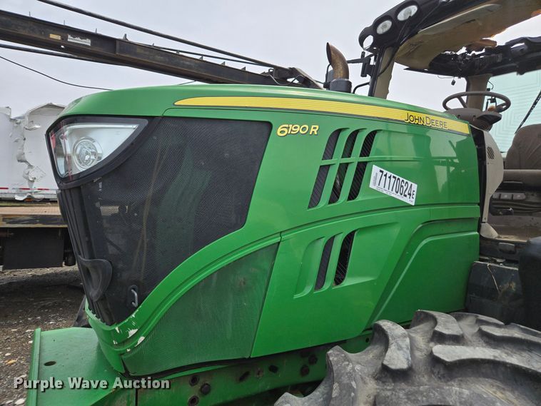 image for item YA0459 2012 John Deere 6190R MFWD tractor