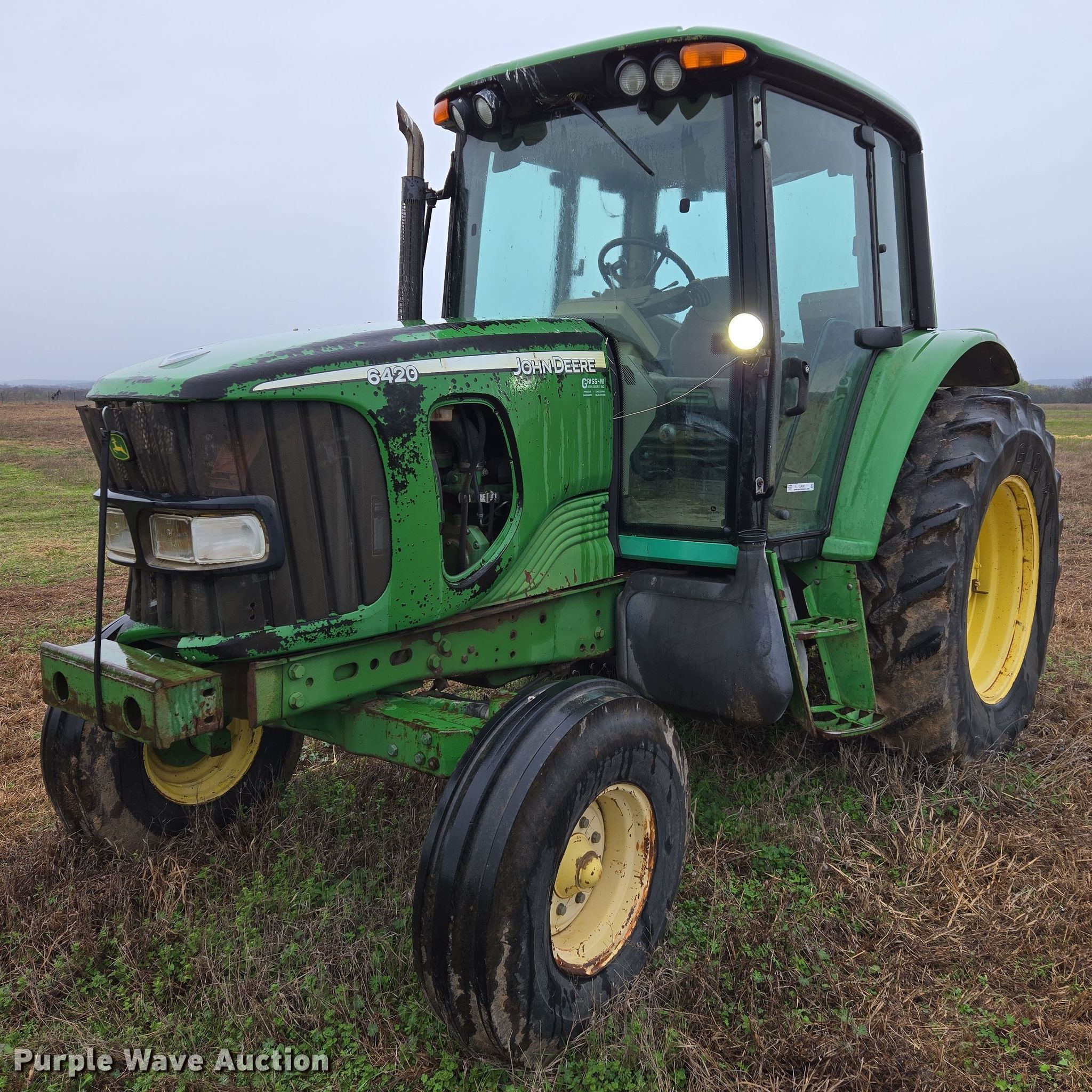 【AAKE】KNOW ★ HALF T (4color!) 2004 John Deere 6420 tractor in Okemah, OK | Item EJ8397