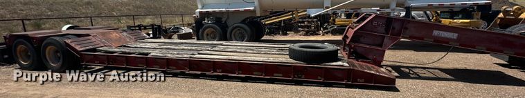 image for item DK6734 1996 Witzco Challenger RG-35 lowboy equipment trailer