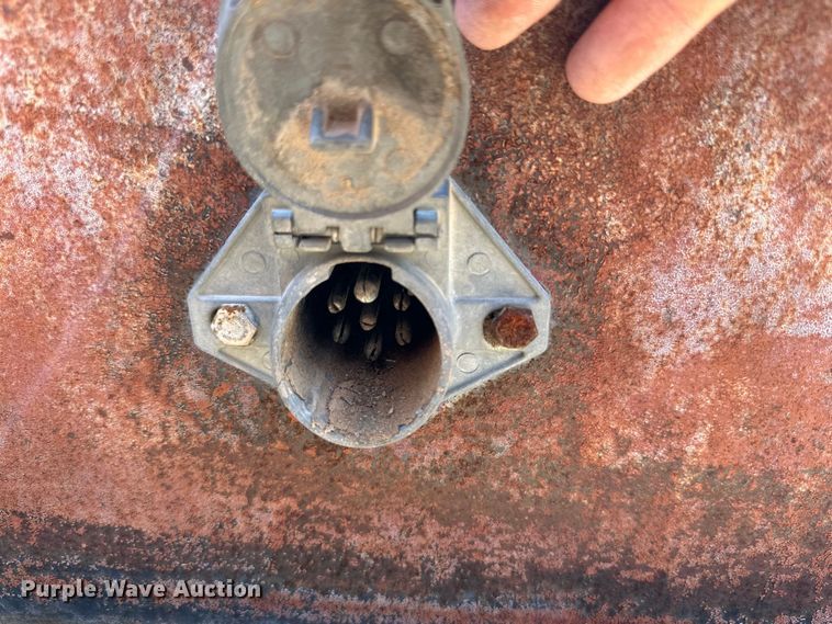 image for item DK6734 1996 Witzco Challenger RG-35 lowboy equipment trailer