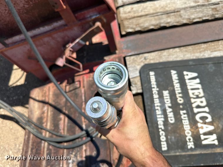 image for item DK6734 1996 Witzco Challenger RG-35 lowboy equipment trailer