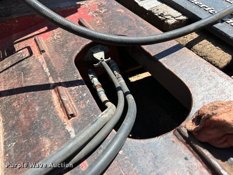 image for item DK6734 1996 Witzco Challenger RG-35 lowboy equipment trailer