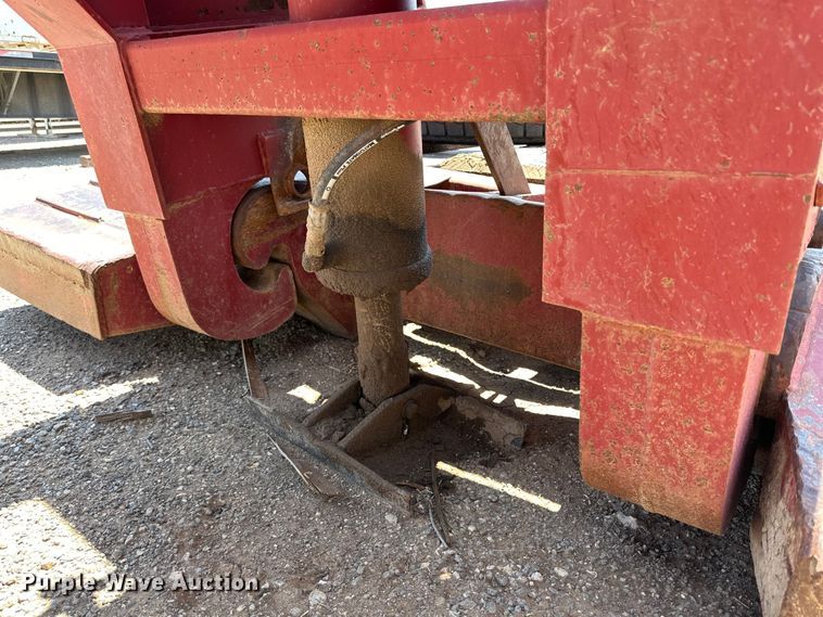 image for item DK6734 1996 Witzco Challenger RG-35 lowboy equipment trailer