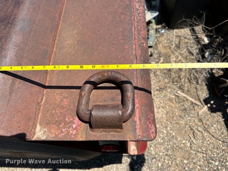 image for item DK6734 1996 Witzco Challenger RG-35 lowboy equipment trailer