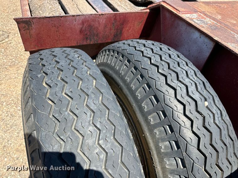 image for item DK6734 1996 Witzco Challenger RG-35 lowboy equipment trailer